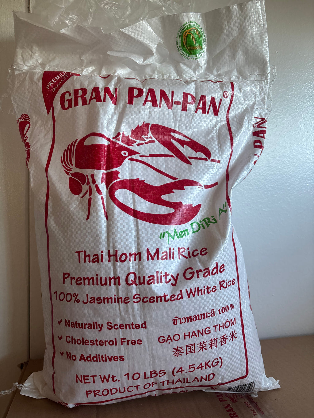 Granpanpan Jasmine Scented Long-Grain White Rice 10 lb