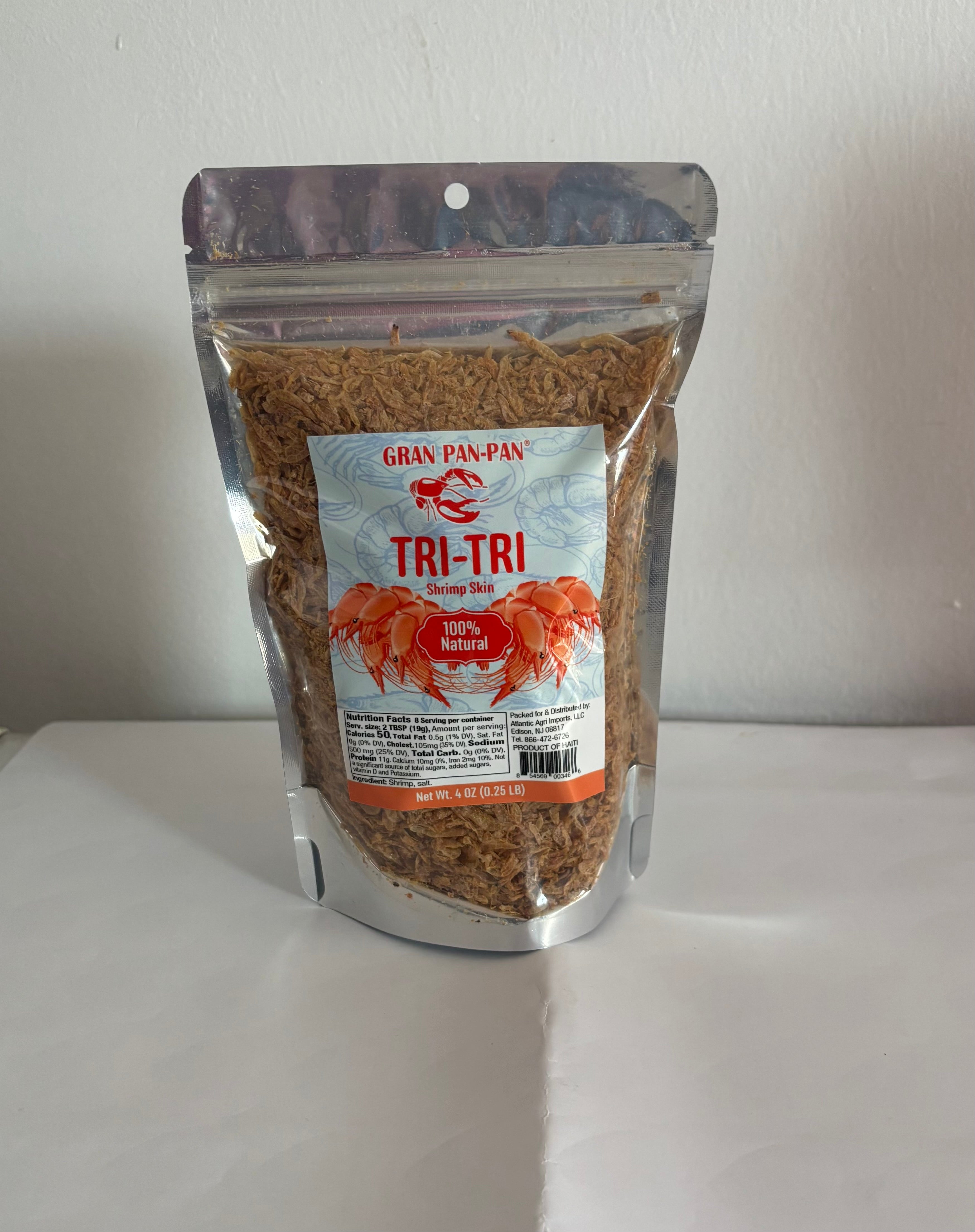 Tri-Tri Dried Shrimp Skin, 4 oz