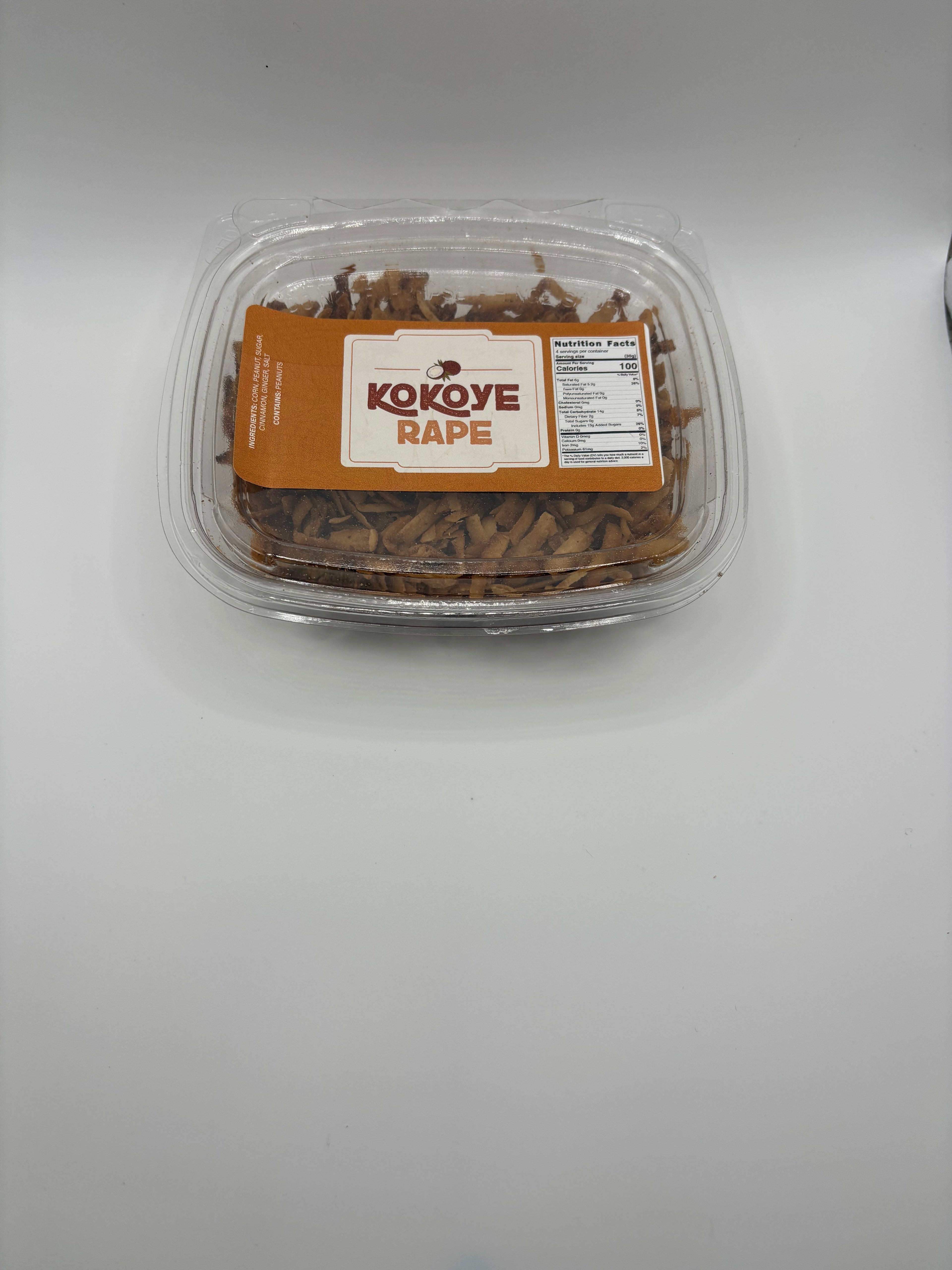 Kokoye Rape/ Roasted Shredded Coconut Snack