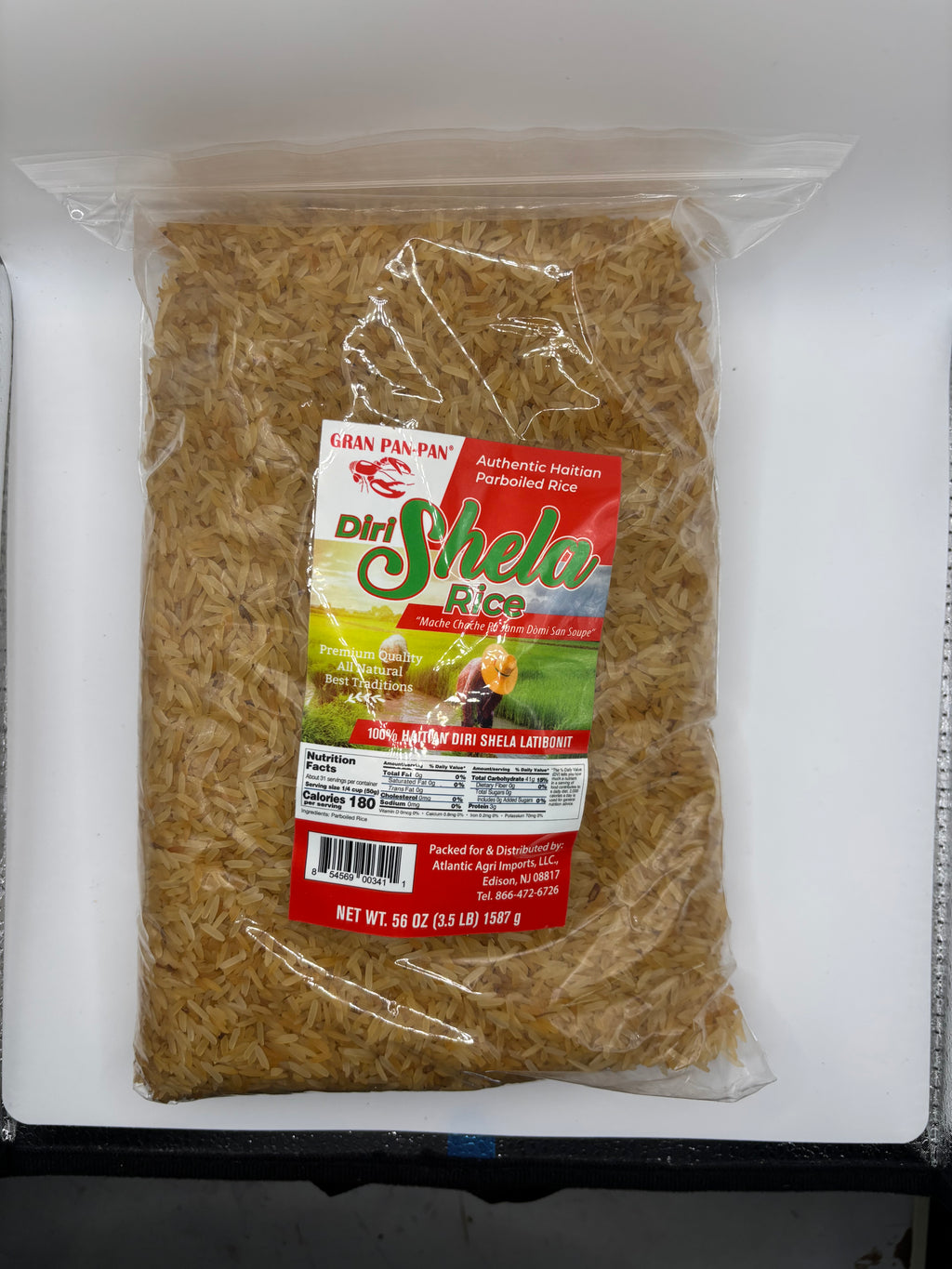 Diri Shela Organic White Rice – 3.5 lb Bag