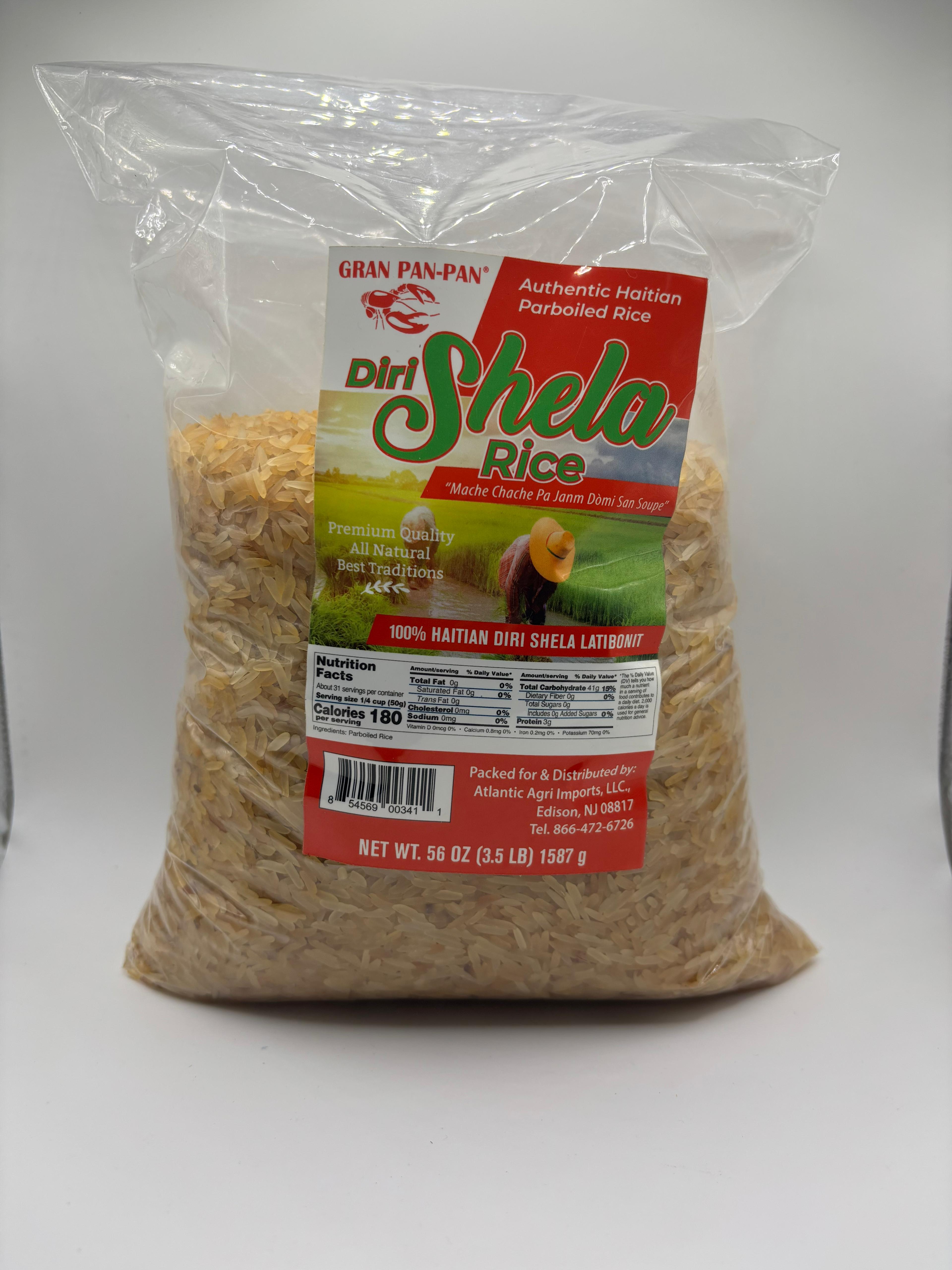 Diri Shela Organic White Rice – 3.5 lb Bag
